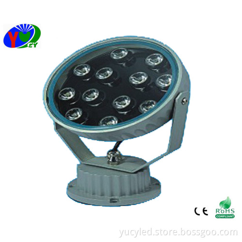 12W IP68 Round White LED Flood Light (YC-52501A-12W)